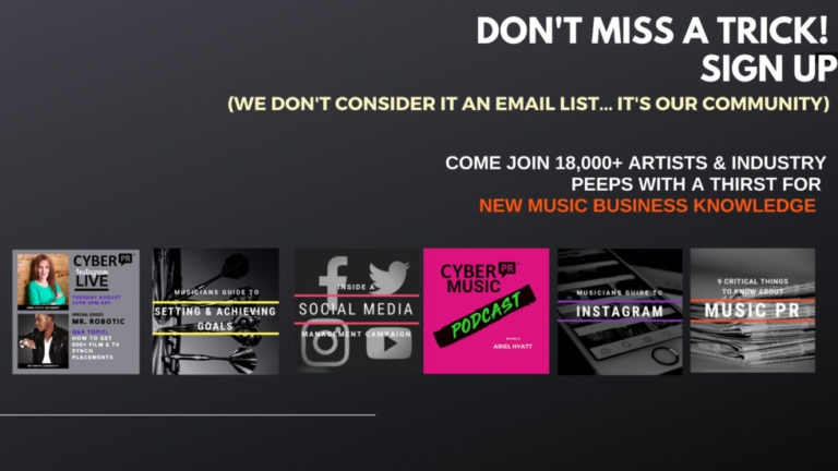 Cyber PR email list