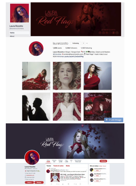 Music Website - branding 